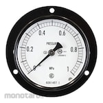 NAGANO KEIKI Standard pressure gauge (Φ75) Built-in D frame (mounting hole) AC15-221 series