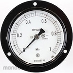 NAGANO KEIKI Standard pressure gauge (Φ75) Embedded type D frame (mounting hole) AC15-233 series