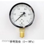 NAGANO KEIKI Standard pressure gauge (Φ75) Vertical A-frame Heat-resistant AC20-131 series