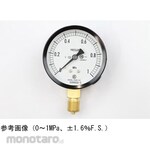 NAGANO KEIKI Standard pressure gauge (Φ75) Vertical A-frame vibration-resistant AC20-131 series