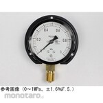 NAGANO KEIKI Standard pressure gauge (Φ75) Vertical B frame AC20-231 series