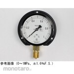 NAGANO KEIKI Standard pressure gauge (Φ75) Vertical B frame AC20-231 series