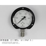 NAGANO KEIKI Standard pressure gauge (Φ75) Vertical B frame AC20-233 series