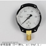 NAGANO KEIKI Standard pressure gauge (Φ75) Vertical C frame, vibration-resistant AC20-831 series