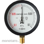 TOKO (TOYO KEIKI KOGYO) Compound Gauge A Type 100 (Simple Drip-Proof Type)