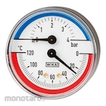 WIKA G 1/2 Thermomanometer Pressure Gauge