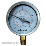 Wiebrock Compound Pressure Gauge 4inch Bottom
