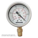 Wiebrock Compound Vacuum Gauge 2.5inch Bottom