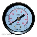 Wiebrock Dry Pressure Gauge 1.5inch Back Mount