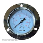 Wiebrock High Pressure Gauge 2.5inch Back Mount
