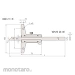 Mitutoyo VERNIER DEPTH GAGE 300/0.05MM 527-203