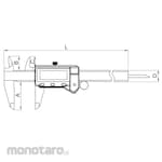 Dasqua Oil & Waterproof Digital Caliper (Jangka Sorong)
