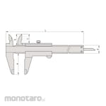 Mitutoyo Vernier Caliper (Jangka Sorong)