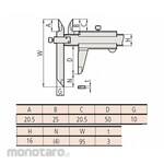 Mitutoyo Offset Caliper Chinese Calibration Certificate Included NT10 Series