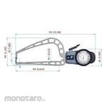 Mitutoyo Dial Caliper Gage