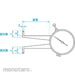 Niigata Seiki (SK) Kaliper Pengukur Dial Dalam (Jangka Sorong Dial Internal)
