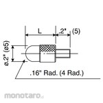 Mitutoyo Shell Type Contact Point (Alat Ukur Ketebalan)