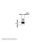 SYLVAC M2.5 Contact Point Flat (Stylus Dan Collar)