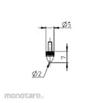 SYLVAC M2.5 Standard Contact Point Ball (Stylus Dan Collar)