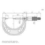 Mitutoyo Point Micrometer Hardened