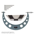 Mitutoyo Outside Micrometer Analog Inch With Interchangeable Anvils