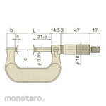 Mitutoyo Digit Counter Disk Micrometer Metric