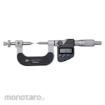 Mitutoyo Digital Gear Tooth Micrometer Metric Interchangeable Ball Anvil