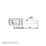 SYLVAC Rotating Male Centre