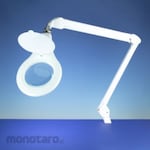 RS PRO LED Magnifying Lamp with Table Clamp