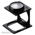 I.L.K Black Double Lens Linen Tester with mm&inch scale 6X