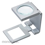 I.L.K Silver Linen Tester with mm&inch scale 6X