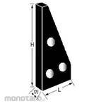 Precision Granite Tri-squares AA Grade Laboratory 3 Face