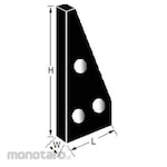 Precision Granite Tri-squares AA Grade Laboratory 4 Face