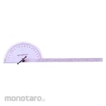 S&K Protractor No.600 with 2 Blades Satin Finish (Busur Derajat)