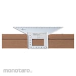 SHINWA Trapezoidal Stop Ruler Aluminum