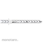 ESCO 150mm Silver straightedge (with clip)