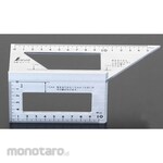 ESCO 169x63x73mm square ruler (aluminum)
