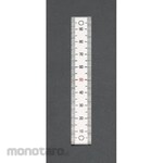 ESCO Straight Ruler Vertical / Upward Scale 100mm (Penggaris / Mistar)