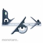 Insize Combination Square Set Powder Coated (Penggaris Siku)