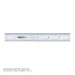 Insize Rigid Rule Satin Chrome Plated 4R