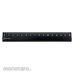 Kyoei Plastic Kiwami LR Aluminium Ruler for Left and Right Handedness