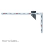 SHINWA Carpenter Ruler Square Flat Hard Chrome Finish (Penggaris Tukang / Siku)