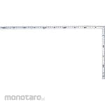 SHINWA Curve Measure Silver Front and Back Side Jis