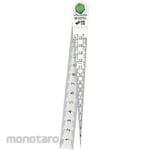 SK (Niigata Seiki) Plastic Taper Gauge Kaidan Scale with Straight Ruler