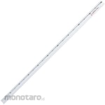 Shinwa Rules Aluminium Straight Type Aluminium (with Anti-Slip)