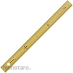 Shinwa Rules Bamboo Ruler 30cm Pitch 1mm (Penggaris)