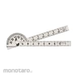 Shinwa Rules Protractor Polish Finish