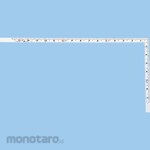 Shinwa Rules Shape Scale Same Thickness White 1mm 5cm/50cm Combined Scaled Masterpiece