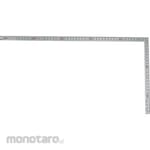 Shinwa Rules Shoulder Same Thickness Same Eye Silver with 50cm Magnet