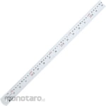Shinwa Rules Straight Ruler Silver Combination Display (Penggaris / Mistar)